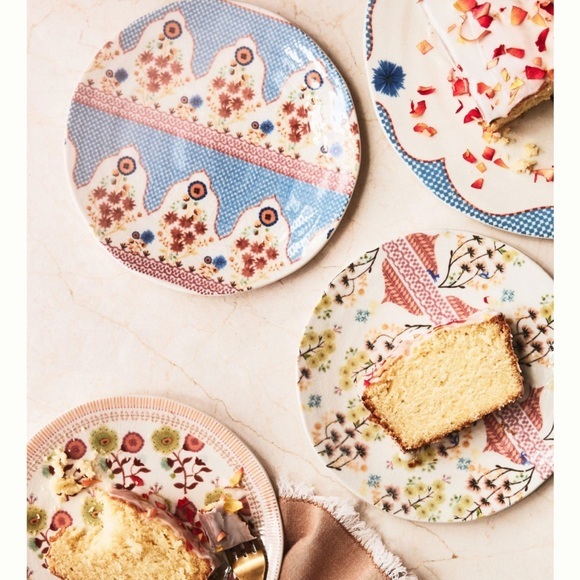 Renata Side Plate-Blue - Picture 3 of 5